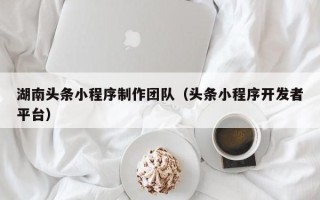 新安湖南头条小程序制作团队（头条小程序开发者平台）